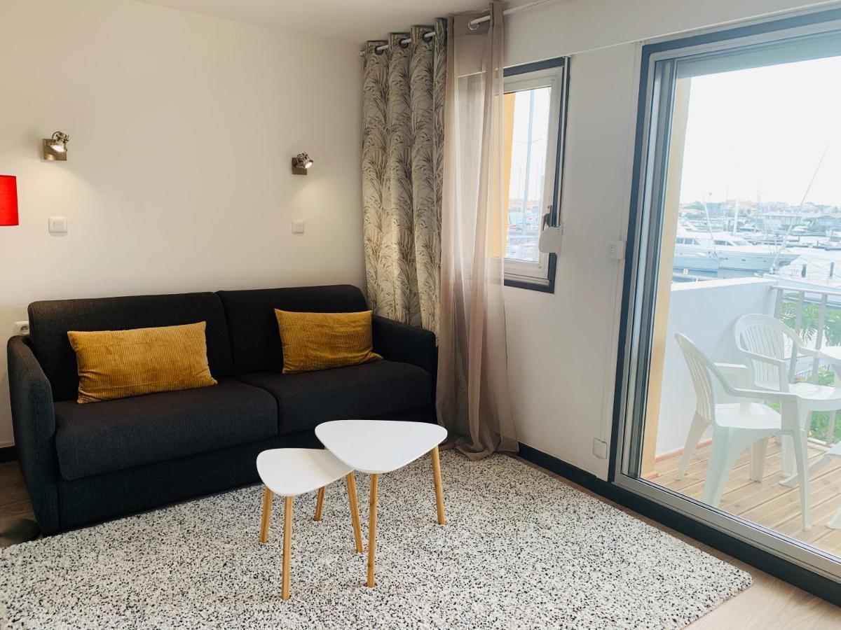 Appartement 1Ere Ligne Vue Port Avec Balcon, Piscine Agde Exterior photo